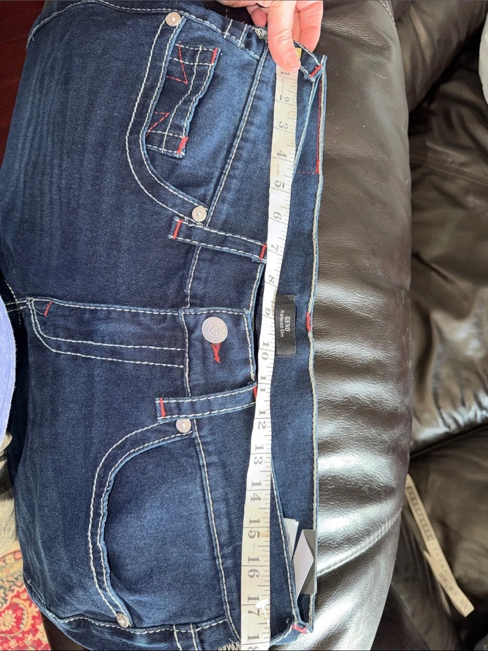 True Religion Geno Big T Jeans 34” (fit’s closer to 36”) Relaxed Fit